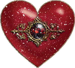 Gif animé coeur bijoux